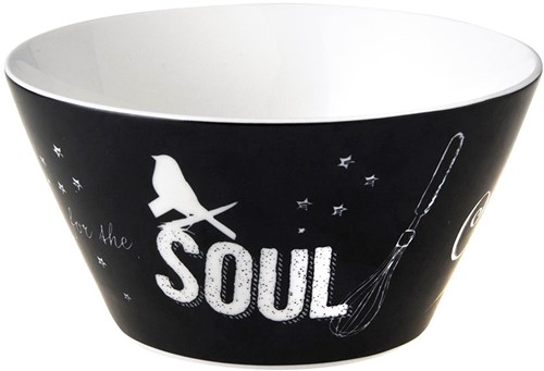 Bliss Kom 14 cm Soul Zwart-3