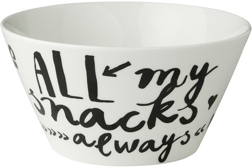 Bliss Kom 14 cm Snacks Wit -3