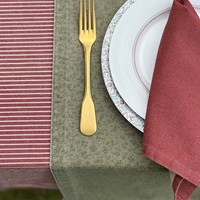 Laura Ashley Servet Oxblood Rood Uni 45x45cm-3