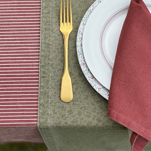 Laura Ashley Servet Oxblood Rood Uni 45x45cm-3