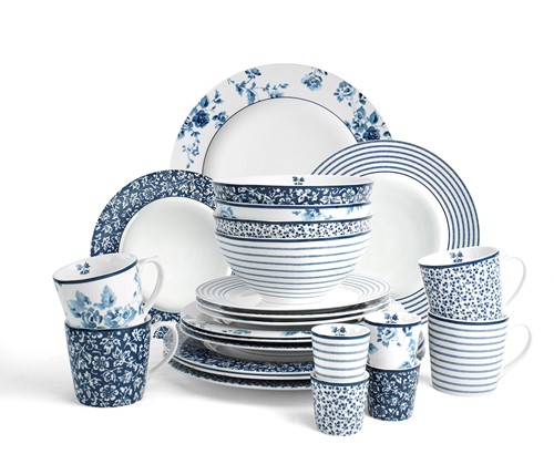 Laura Ashley Set 24 Delig Servies