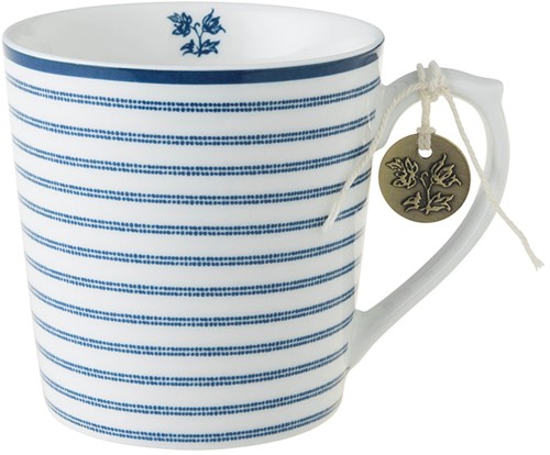 Laura Ashley Beker Candy Stripe 32 cl.