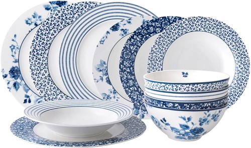 Laura Ashley Giftset 12 Delig Dinnerset 