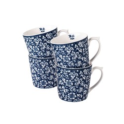 Laura Ashley Giftset 4 Bekers Sweet Alyssum 32 cl.
