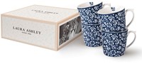 Laura Ashley Giftset 4 Bekers Sweet Alyssum 32 cl.-2