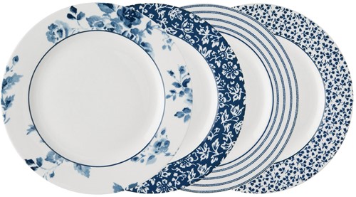 Laura Ashley Giftset 4 Borden 23 cm Assorti
