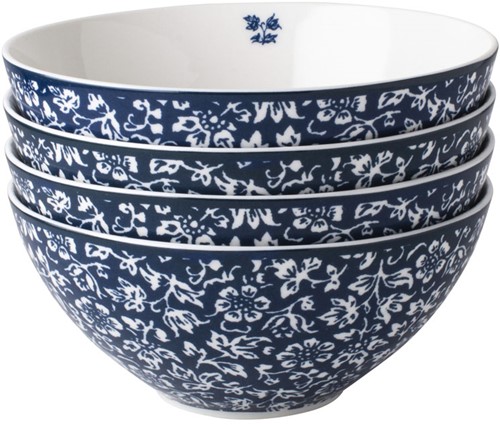 Laura Ashley Giftset 4 Kommen 16 cm Sweet Alyssum 