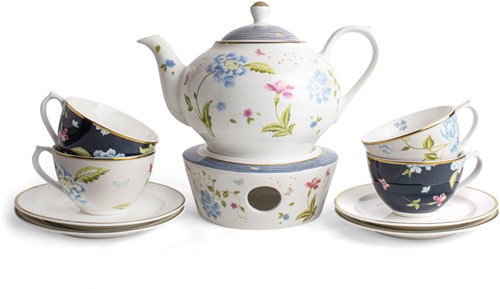 Laura Ashley Set 10 Delig Theeservies 