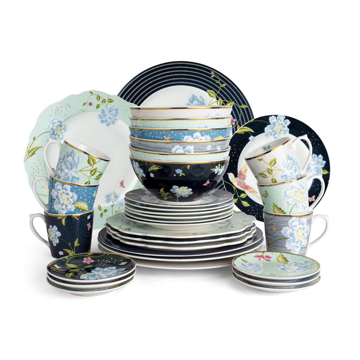 Peuter opladen Tragisch Laura Ashley Heritage 36-Delig Serviesset (6-Persoons)