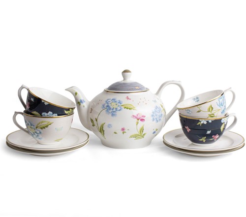Laura Ashley Set 9 Delig Theeservies 