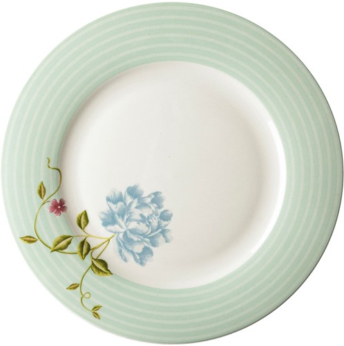 Laura Ashley Bord Plat 26 cm Mint Candy Stripe
