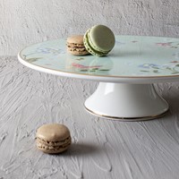 Laura Ashley Giftset Cakestand on foot 30 cm Green-3