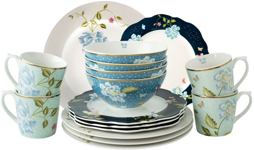 Laura Ashley Giftset 16 Delig Dinnerset