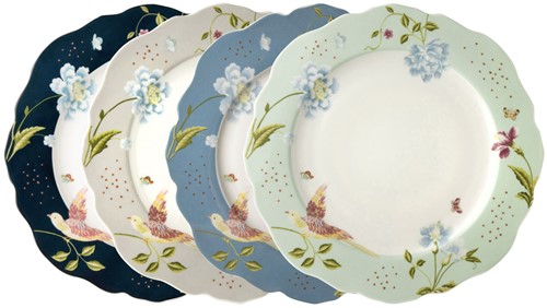 Laura Ashley Giftset 4 Borden 24,5 cm Assorti