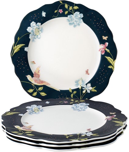 Laura Ashley Giftset 4 Borden 24,5 cm Midnight Uni