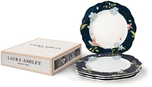 Laura Ashley Giftset 4 Borden 24,5 cm Midnight Uni-2