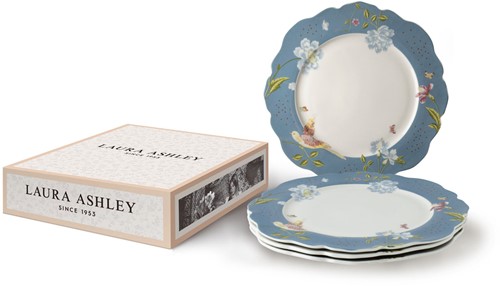 Laura Ashley Giftset 4 Plates 24,5 cm Seaspray Uni-2