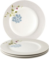 Laura Ashley Giftset 4 Plates 26 cm Cobblestone Pinstripe