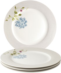 Laura Ashley Giftset 4 Plates 26 cm Cobblestone Pinstripe