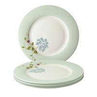 Laura Ashley Giftset 4 Plates 26 cm Mint Candy Stripe