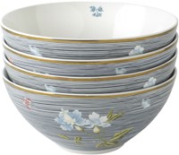 Laura Ashley Giftset 4 Kommen 16 cm Midnight Pinstripe