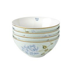 Laura Ashley Giftset 4 Kommen 16 cm Mint Uni