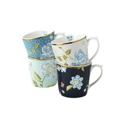 Laura Ashley Giftset 4 Bekers Assorti 32 cl.