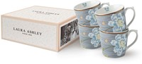 Laura Ashley Giftset 4 Bekers Midnight Pinstripe 32 cl.-2