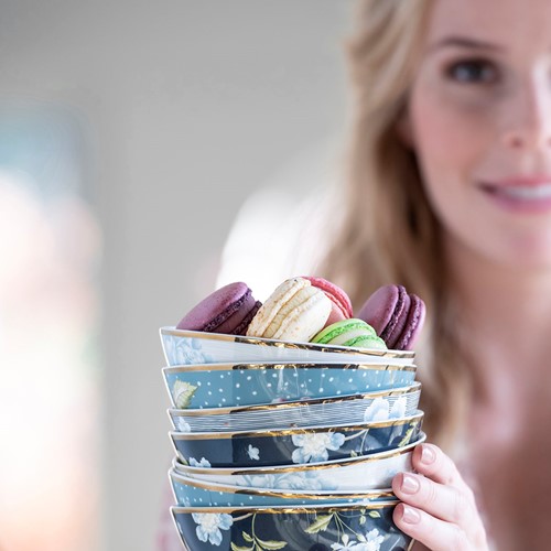 Laura Ashley Bowl 13 cm Cobblestone Pinstripe-3