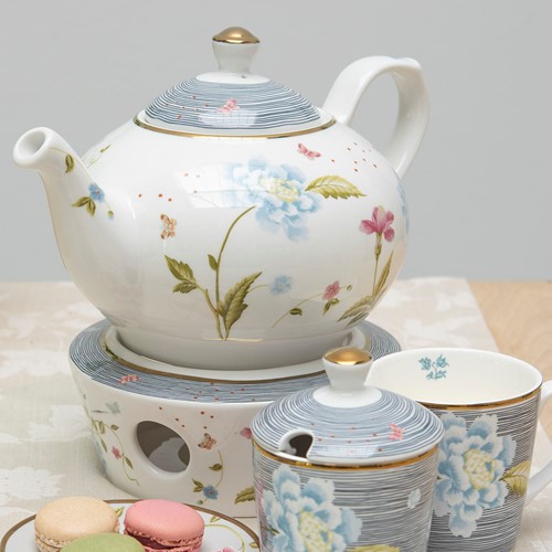 Laura Ashley Theelicht Elveden Wit-3