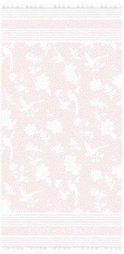 Laura Ashley Strandlaken/Hamamdoek Roze 90x180 cm-2