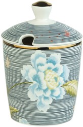Laura Ashley Sugarjar Midnight Pinstripe