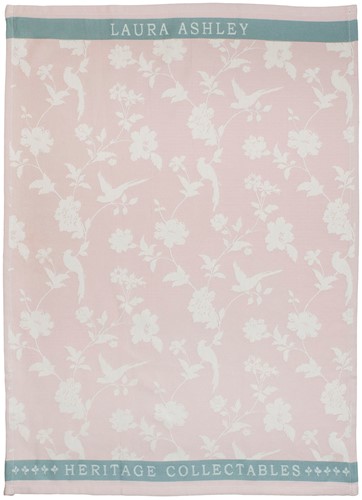 Laura Ashley Theedoek Blush Flowers 