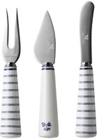 Laura Ashley Giftset 3 Cheeseknives Uni and Candy Stripe