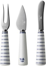 Laura Ashley Giftset 3 Cheeseknives Uni and Candy Stripe