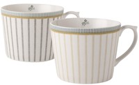 Laura Ashley LD1   SET2 BECHER STREIFEN TC ASHLEY