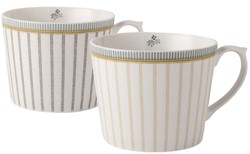 Laura Ashley Giftset 2 Bekers Assorti Streep 30 cl.