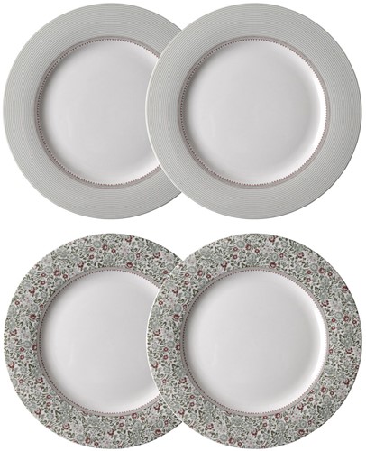 Laura Ashley Giftset 4 Borden Plat 23 cm 