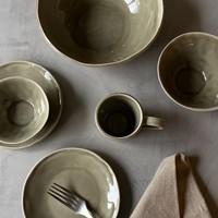 Dutch Rose Deep plate 23,5 cm Olive-4