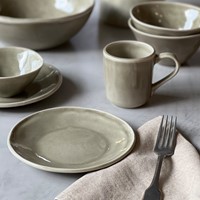 Dutch Rose Bord Plat 21,5 cm Olijf-6