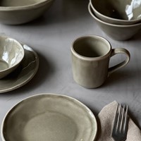 Dutch Rose Kom 8 cm Olijf-7