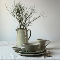 Dutch Rose Bord Plat 21,5 cm Olijf-9