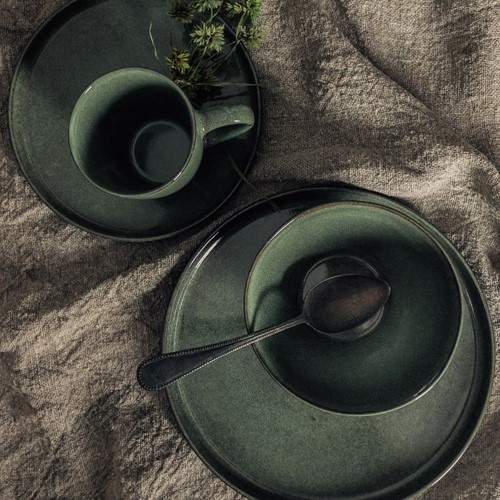 Dutch Rose Plate 27 cm Green-3