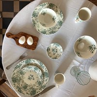 Plate 18 cm Flowers green-4