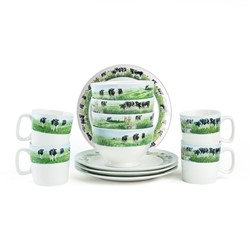 Wiebe van der Zee Set 12 Pcs Tableware 4 Persons New Neighbours