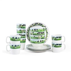 Set 16 Delig Servies 4 Persoons Nieuwe Buren