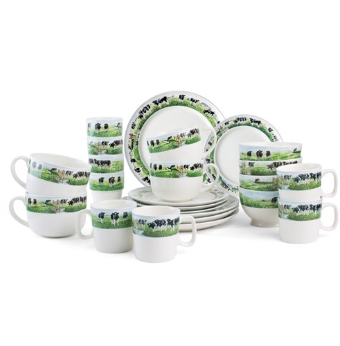 Wiebe van der Zee Set 24 Delig Servies 4 Persoons Nieuwe Buren