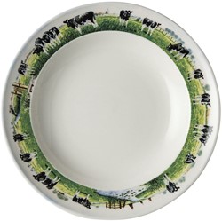 Wiebe van der Zee Plate Deep 23 cm Cows