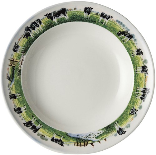 Wiebe van der Zee Plate Deep 23 cm Cows